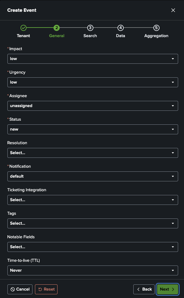Create Event Modal