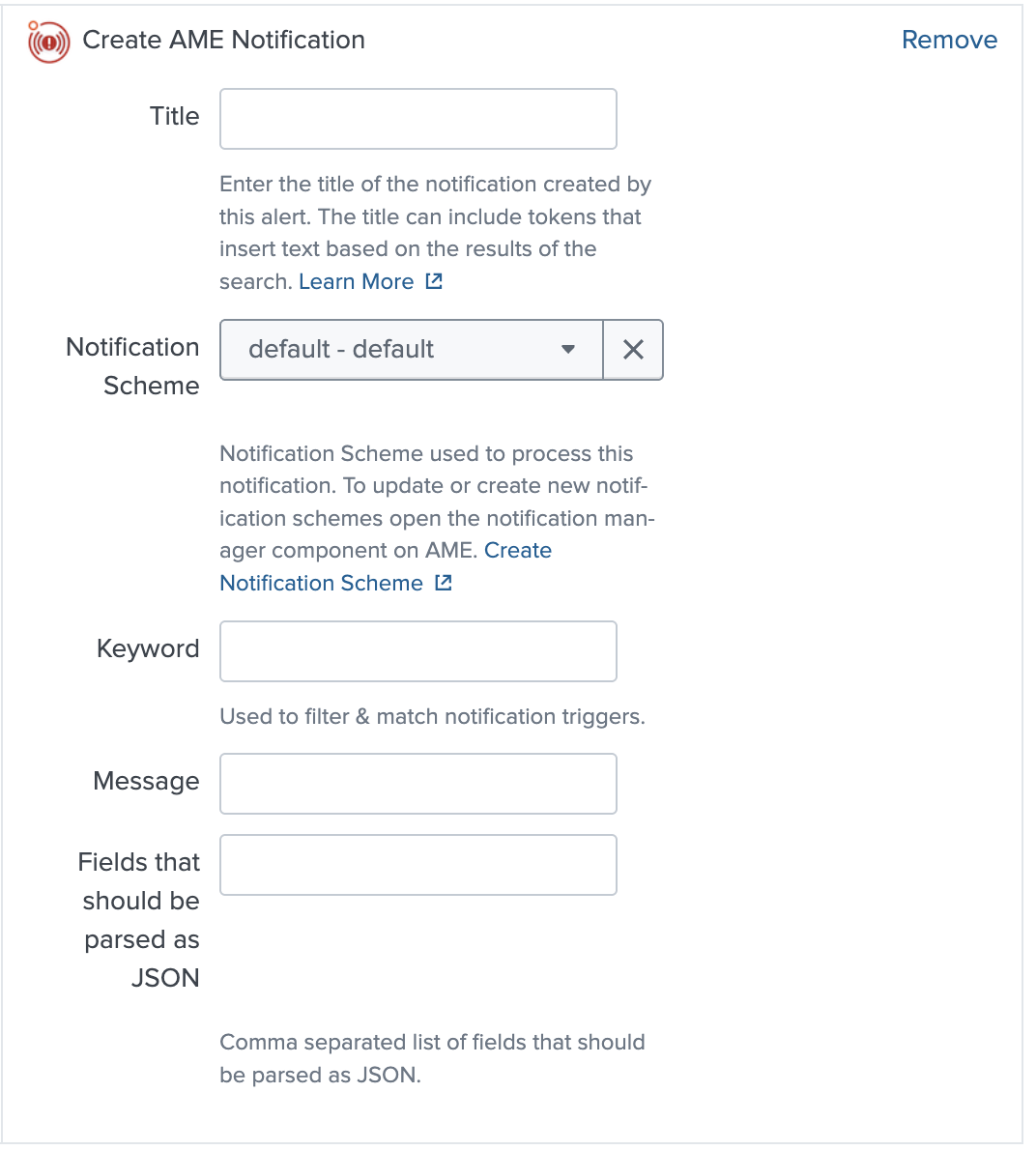 Trigger Conditions UI