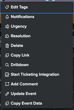 Secondary Event Actions