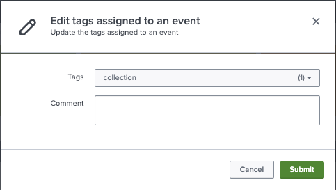 Tag Selection Dropdown