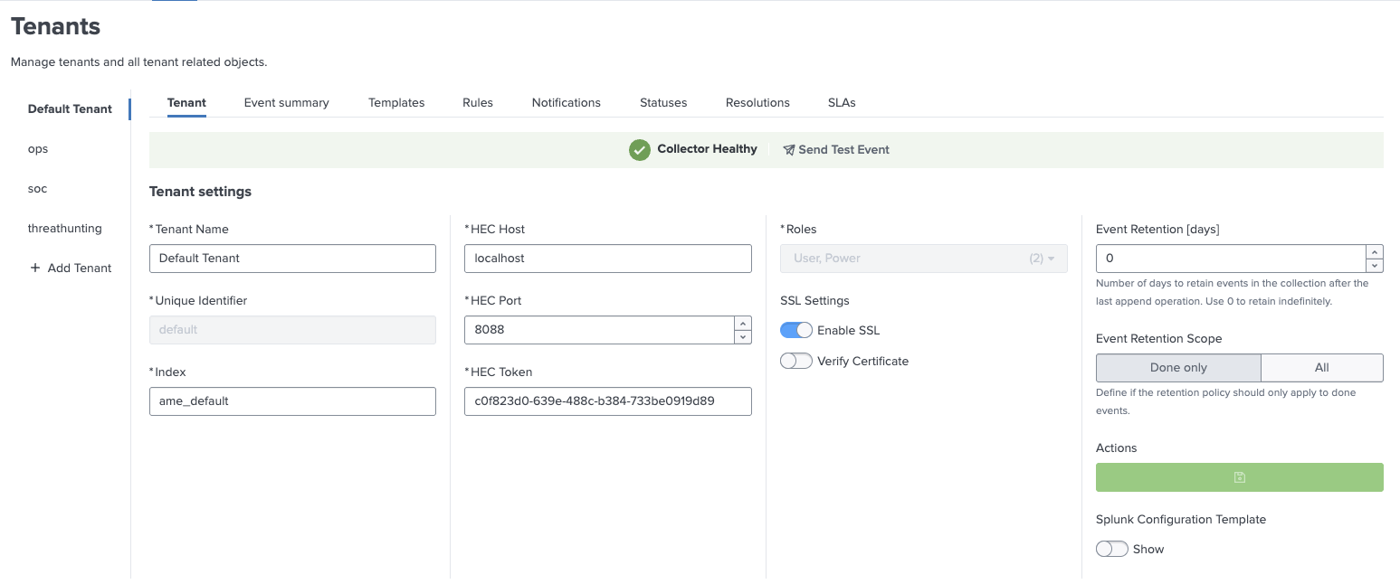 Tenant Management UI