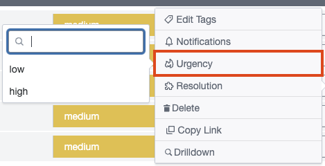Update Urgency Options